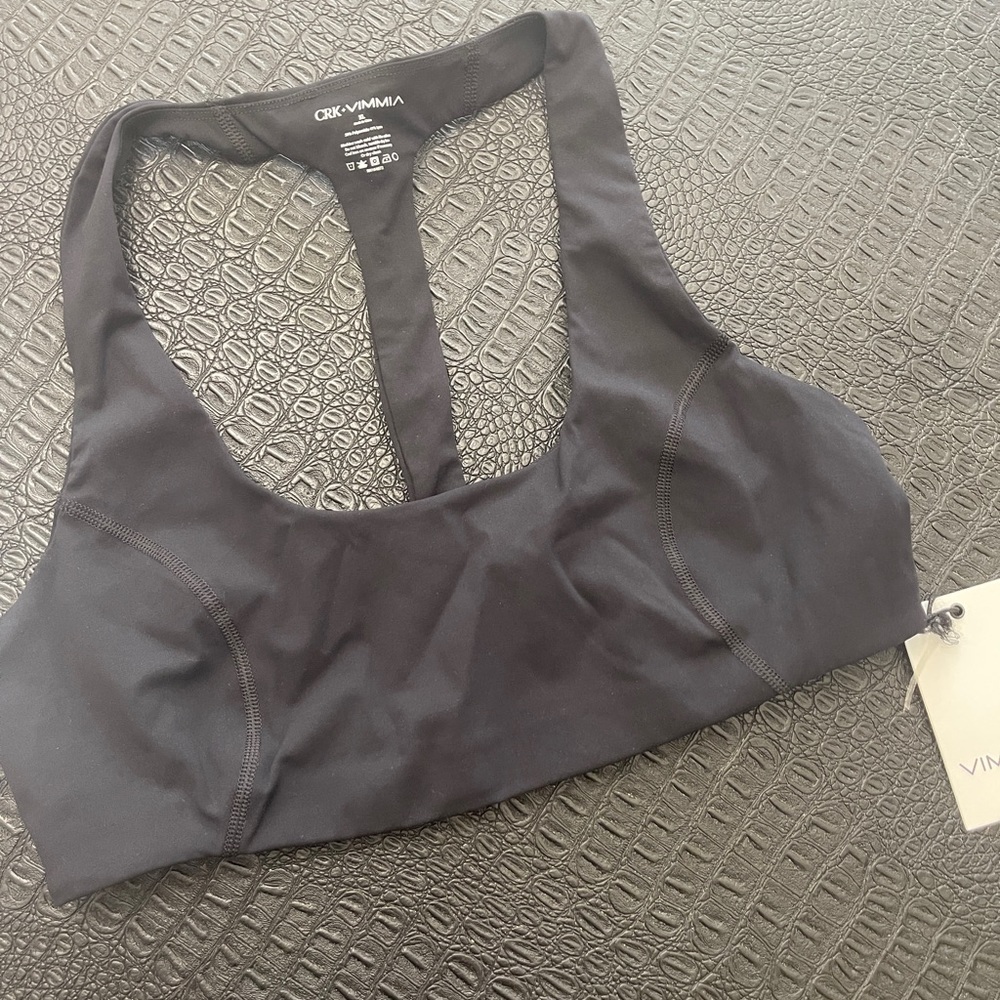 CRK + Vimmia Black Tank Top Bra size XL - Picture 1 of 4